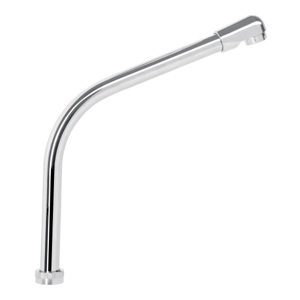 49193 - Cuello tipo cobra para mezcladora de fregadero, cromo, Basic