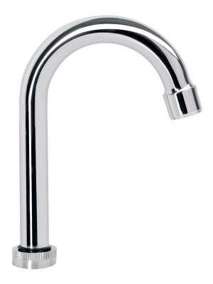 49285 - Cuello tipo bar para mezcladora de lavabo, cromo, Basic