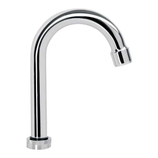 49285 - Cuello tipo bar para mezcladora de lavabo, cromo, Basic