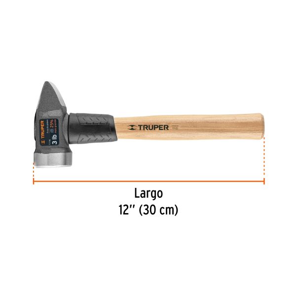 11252 - Marro para herrería 3 lb mango 12', Truper