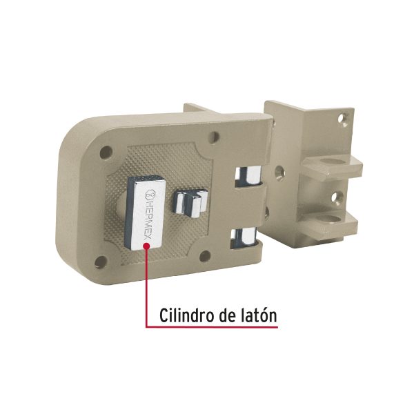 43492 - Cerradura sobreponer, puerta corrediza, mariposa, derecha