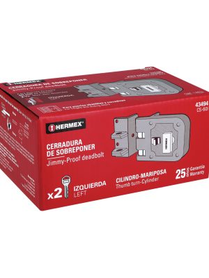 43494 - Cerradura sobreponer, puerta corrediza, mariposa, izquierda