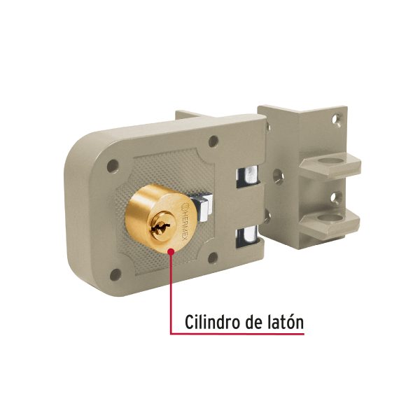 43493 - Cerradura sobreponer, puerta corrediza, clásica, derecha