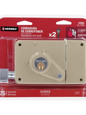 CS-70DBE1.jpg 43583 - Cerradura sobreponer der clásica, llave tradicional, blíster