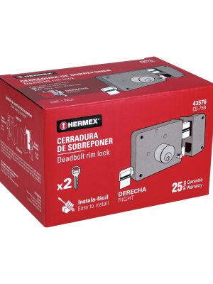 CS-75DE1.jpg 43576 - Cerradura sobreponer der instala-fácil, tradicional, caja