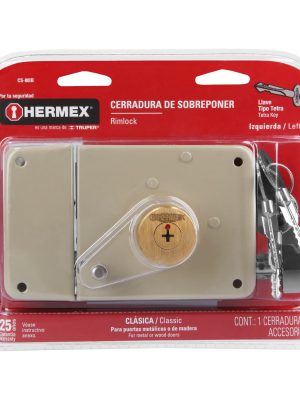 CS-80IBE1.jpg 43531 - Cerradura sobreponer izquierda clásica, llave tetra, blíster