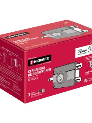 CS-90DE1.jpg 43482 - Cerradura sobreponer der 2 barras clásica, llave tradicional