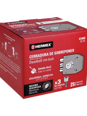 CS-93E1.jpg 43488 - Cerradura sobreponer 3 barras instalafácil, llave puntos