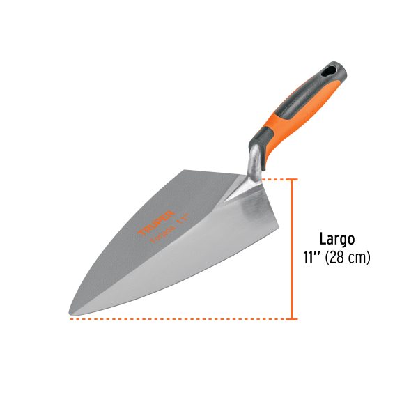 11234 - Cuchara para albañil 11' forjada tipo Filadelfia,mgo Comfort