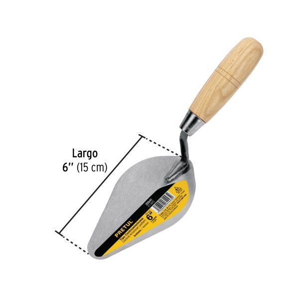20541 - Cuchara para albañil 6' tipo Centroamericana, PRETUL