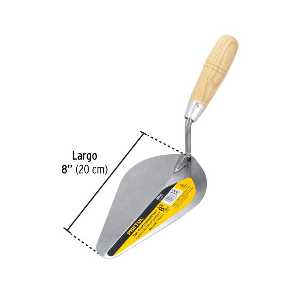 20543 - Cuchara para albañil 8' tipo Centroamericana, PRETUL