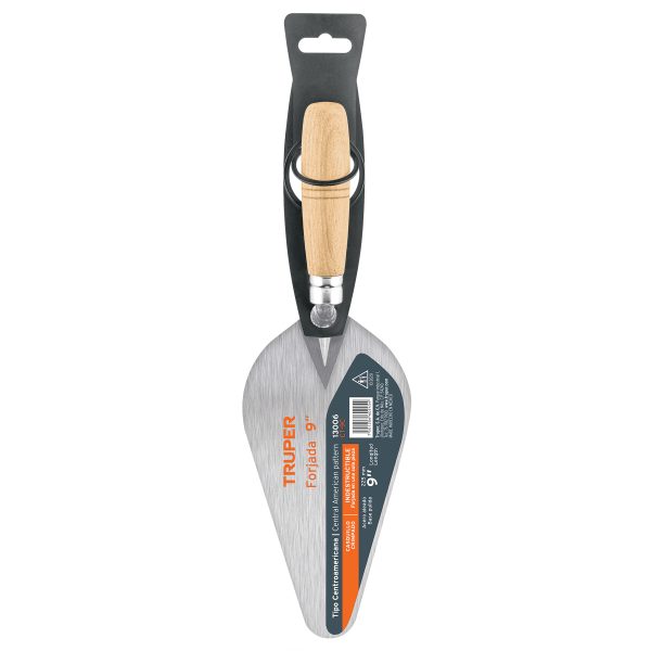 13006 - Cuchara para albañil 9' forjada tipo Centroamericana, TRUPER