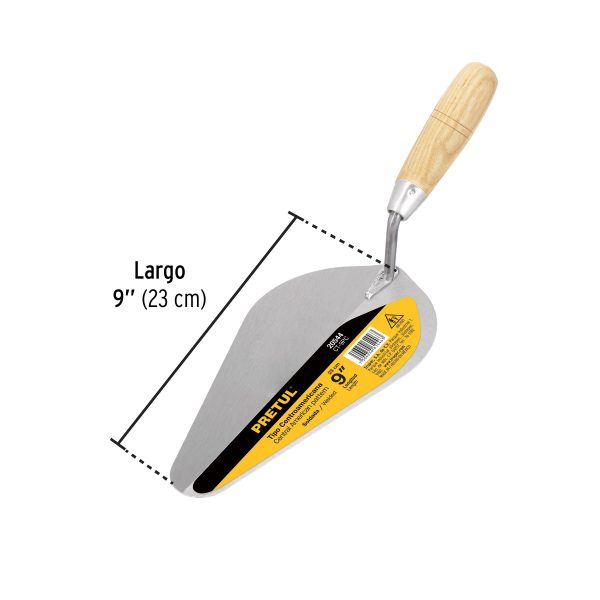20544 - Cuchara para albañil 9' tipo Centroamericana, PRETUL