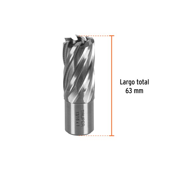 101128 - Cortador anular de 13/16' x 1', Truper