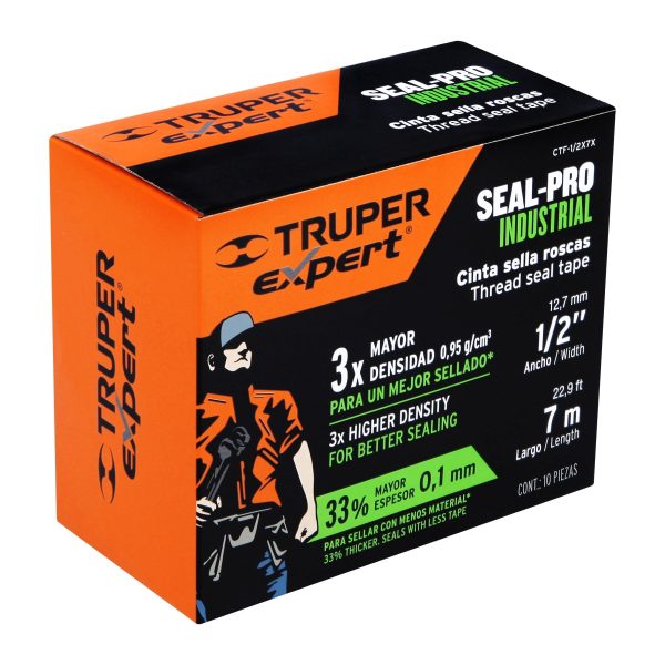 12515 - Cinta sella roscas 1/2' X 7 m de largo, industrial, Expert