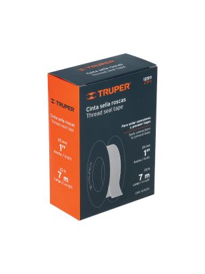 12511 - Cinta sella roscas 1' X 7 m de largo, uso general, Truper