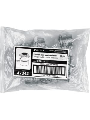 CTF-1RE1.jpg 47342 - Conector recto 1' para tubo flexible metálico, Volteck