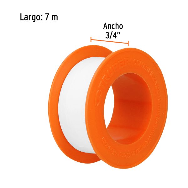 CTF-3-4FC1.jpg 12521 - Cinta sella roscas 3/4' X 7 m de largo, uso general, Truper