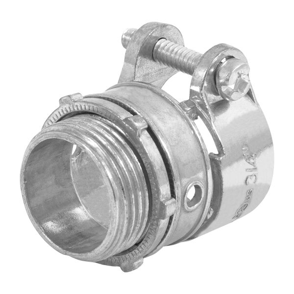 CTF-3-4R.jpg 47341 - Conector recto 3/4' para tubo flexible metálico, Volteck