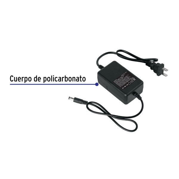 49784 - Fuente de Alimentación 12V 2A para CCTV, Volteck