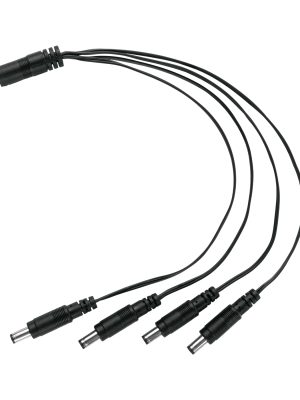 49788 - Cable Divisor de Energía tipo Pulpo 1 a 4 para CCTV, Volteck