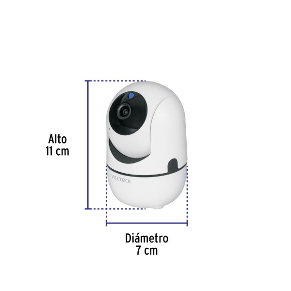 49556 - Cámara WiFi Robotizada 3MP, Volteck