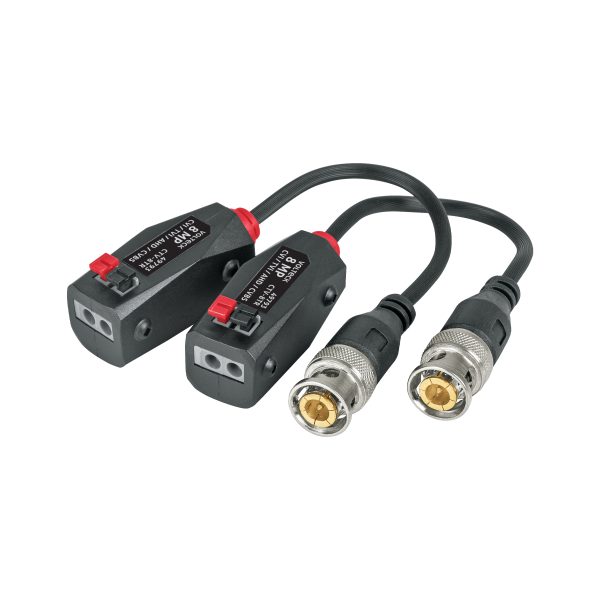 49793 - Par de Transceptores Pasivos Video Balun, hasta 8MP, Volteck