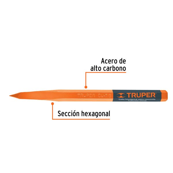 13053 - Cuña para concreto de 7/8', Truper