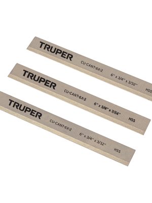 16919 - Cuchillas para canteadora CANT-6X-2, 3 pzs en caja, TRUPER