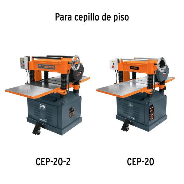 16549 - Caja con 4 cuchillas HSS para cepillo de piso CEP-20, Truper