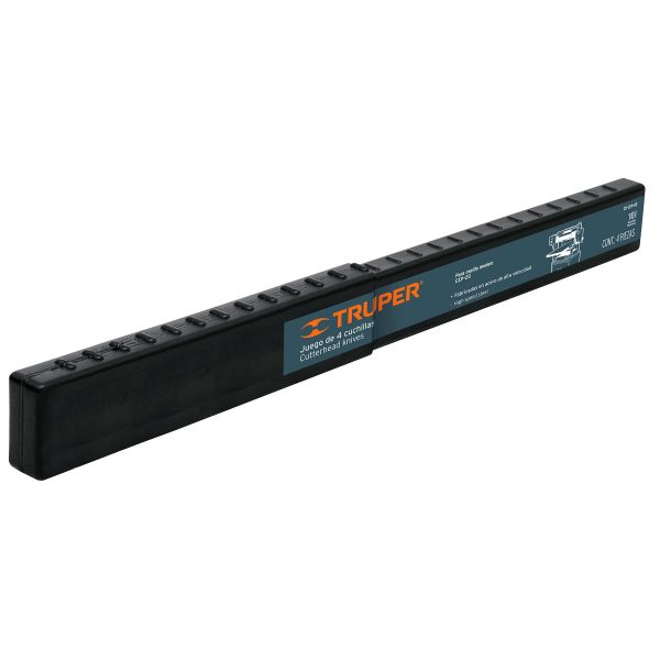 16549 - Caja con 4 cuchillas HSS para cepillo de piso CEP-20, Truper