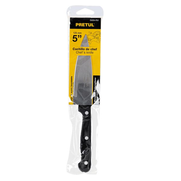 23088 - Cuchillo de chef 5' mango de polipropileno, Pretul