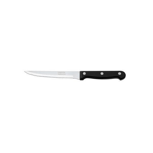 23092 - Cuchillo con sierra para asado 5' mango de plástico, Pretul