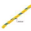 40963 - Madeja de cuerda amarilla de polipropileno 6mm, 15m, FIERO