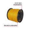 40176 - Metro de cuerda amarilla de polipropileno 8mm, carrete 640m