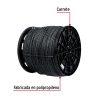 40764 - Kilo de cuerda negra de polipropileno 8 mm, carrete 20kg