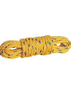 40965 - Madeja de cuerda amarilla de polipropileno 10mm, 8m, FIERO