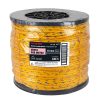 40177 - Metro de cuerda amarilla de polipropileno 10mm, carrete 440m
