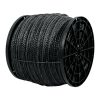 40766 - Kilo de cuerda negra de polipropileno 11 mm, carrete 20kg