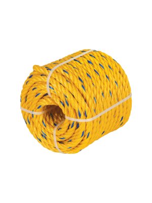 CUE-161K.jpg 40957 - Kilo de cuerda amarilla de polipropileno 16mm, rollo 1kg