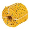 40993 - Metro cuerda amarilla de polipropileno 16mm, rollo 9m
