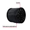 40770 - Kilo de cuerda negra de polipropileno 25 mm, carrete 30kg