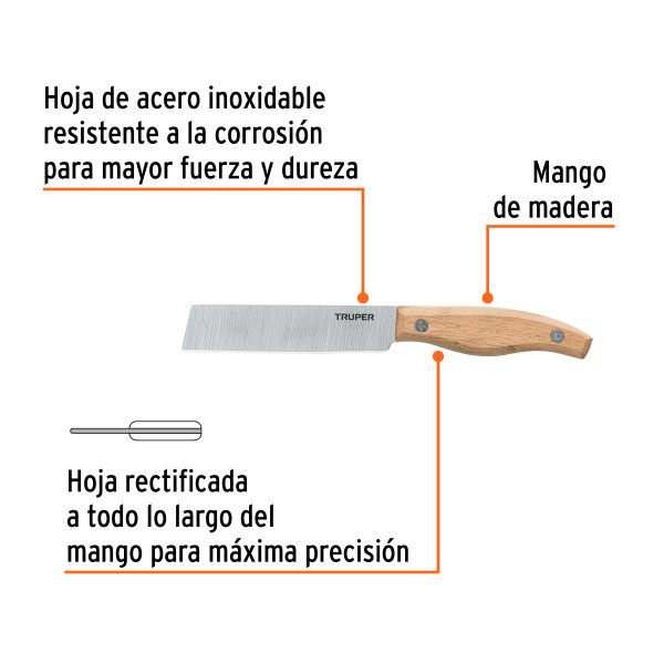 17003 - Cuchillo 7-1/2' para electricista, Truper