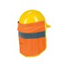 12355 - Cubrenuca para casco, naranja con reflejante, Truper