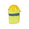13165 - Cubrenuca para casco, verde con reflejante, Truper