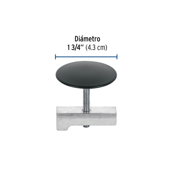 48097 - Cubretaladro negro de 1-3/4', diámetro 43 mm, Foset