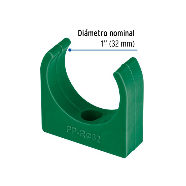 46797 - Abrazadera PPR,  1', tipo U, Foset