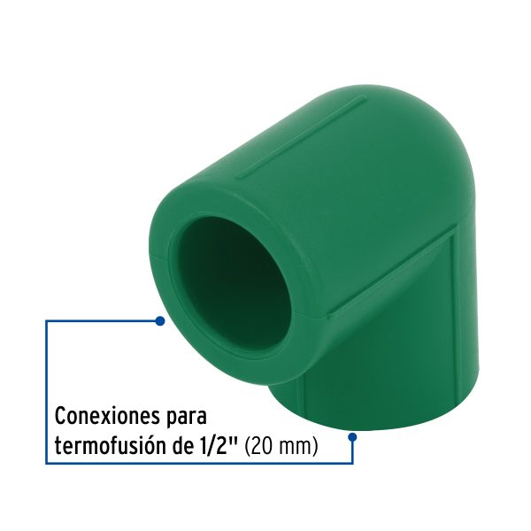 49849 - Codo 90° PPR,  1/2', Foset