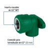 CV-581FC1.jpg 46036 - Codo oreja 90° PPR, 1/2', hembra con inserto metálico, Foset