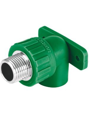 45265 - Codo oreja 90° PPR,  1/2', macho con inserto metálico, Foset